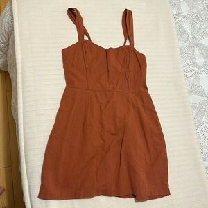 Abercrombie and Fitch A&F Terracotta Short Sun Dress Mini
